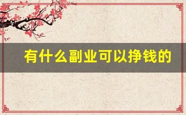 有什么副业可以挣钱的