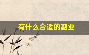 有什么合适的副业