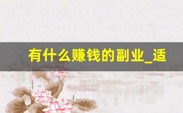 有什么赚钱的副业_适合上班族的副业兼职
