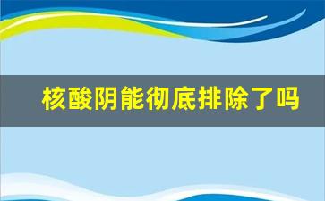 核酸阴能彻底排除了吗_艾滋抗体不确定核酸阴