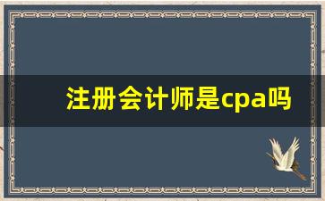注册会计师是cpa吗_注会和cpa一样吗