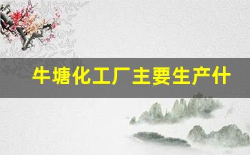 牛塘化工厂主要生产什么_常州化工企业关闭名单