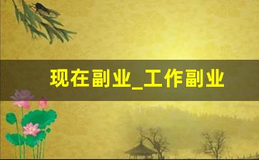 现在副业_工作副业