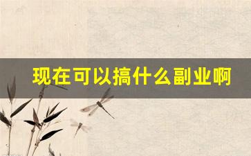 现在可以搞什么副业啊_当前最火的副业赚钱