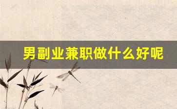 男副业兼职做什么好呢_上班族兼职