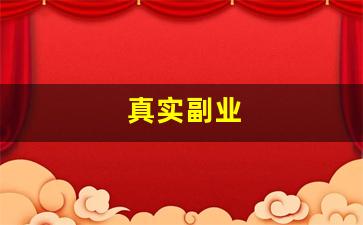 真实副业