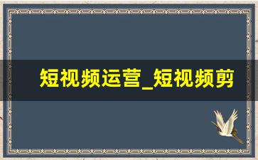 短视频运营_短视频剪辑