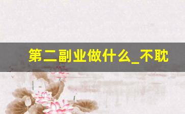 第二副业做什么_不耽误上班的第二职业