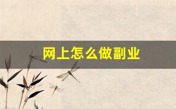 网上怎么做副业
