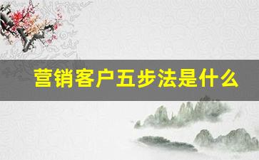 营销客户五步法是什么