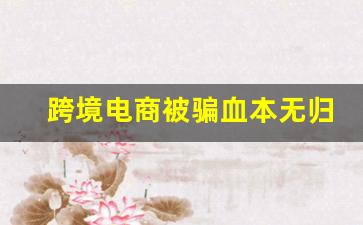 跨境电商被骗血本无归