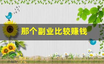 那个副业比较赚钱