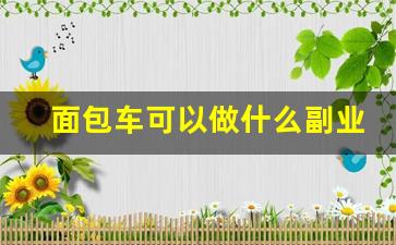 面包车可以做什么副业